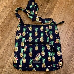 Vera Bradley Pineapple Print Crossbody Bag